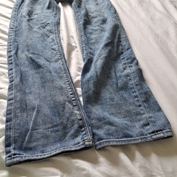 Wesc | Blue acid wash Y2K style mens slim straight leg jean - Picture 5 of 14